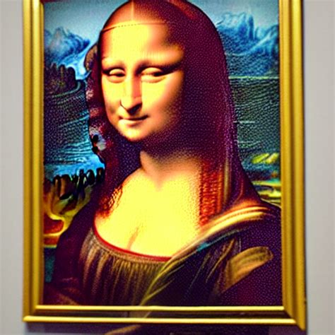 prompthunt: the mona lisa exact replica of the painting