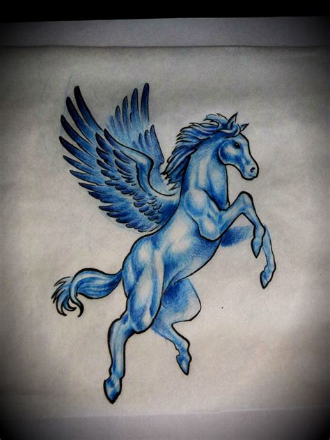 Pegasus Tattoo Images & Designs | Pegasus tattoo, Unicorn art drawing, Pegasus art