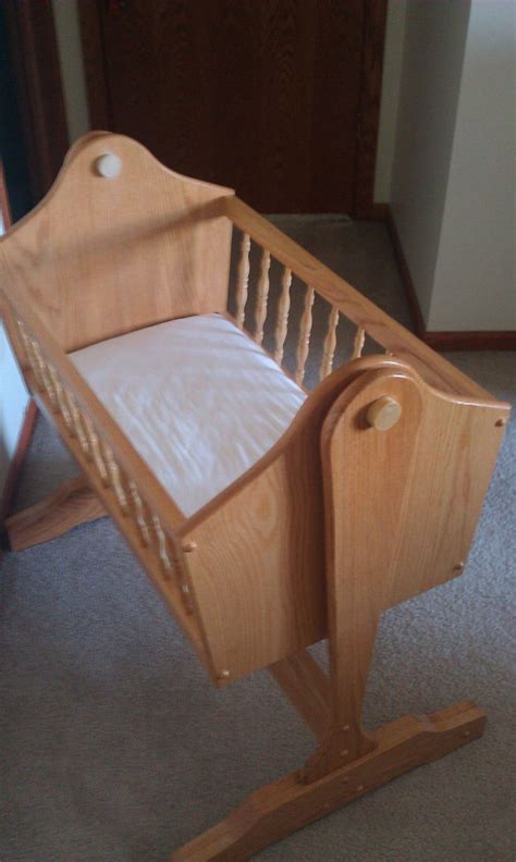 Homemade Custom Wood Bassinet | Jayden Isaiah