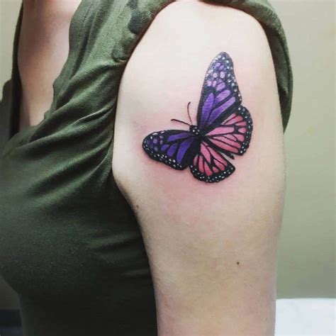 Top 61 Best Purple Butterfly Tattoo Ideas - [2021 Inspiration Guide]