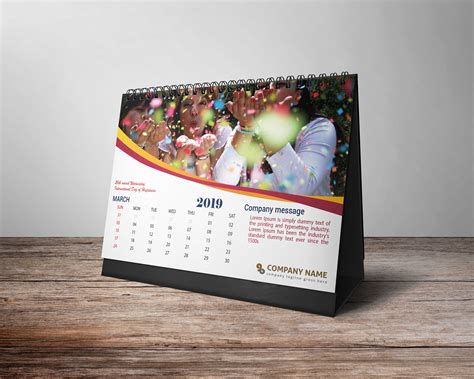 Desk Calendar on Behance