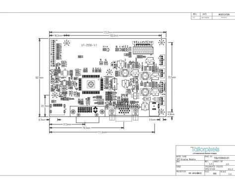 TFT Controller Board, EDP to HDMI/ VGA/ DVI - Tailor Pixels