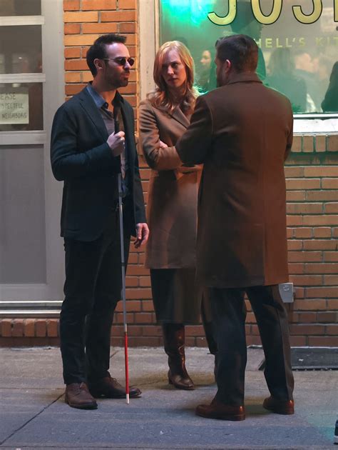 Daredevil Born Again Set Photos: Charlie Cox, Deborah Ann Woll Reunite