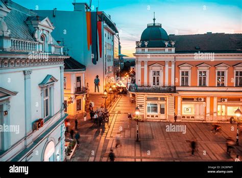 Belgrade, Serbia - September 25, 2019: Elevated view on Knez Mihailova ...