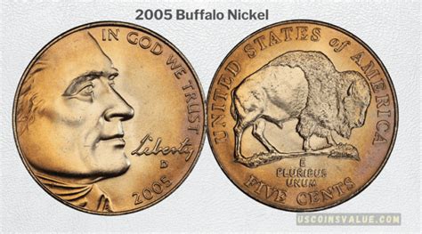 2005 Buffalo Nickel (American Bison): Value & Errors