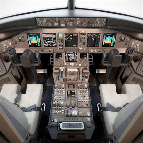 Boeing 777 cockpit 3D model - TurboSquid 1349157