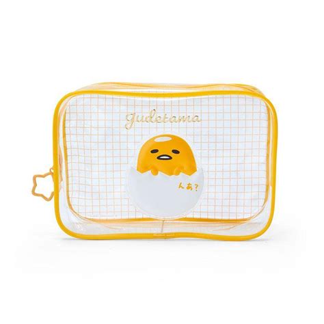 Sanrio: Gudetama Clear Pouch [Sanrio] - Nin-Nin-Game.com