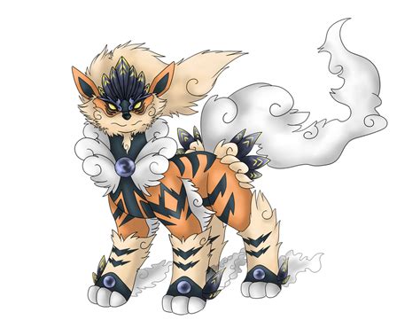 Arcanine evolution Fakomon by AerisArturio on DeviantArt