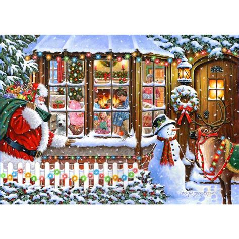 House Of Puzzles With Love From Santa Jigsaw Puzzle