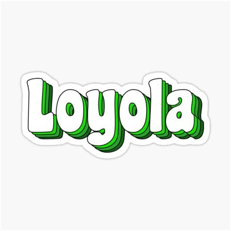 "loyola maryland" Sticker for Sale by sflissler | Redbubble