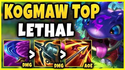 Lethal Tempo Kog'Maw On-Hit Top IS INSANE! The Melee Destroyer - League ...