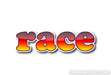 race Logo | Free Logo Design Tool from Flaming Text