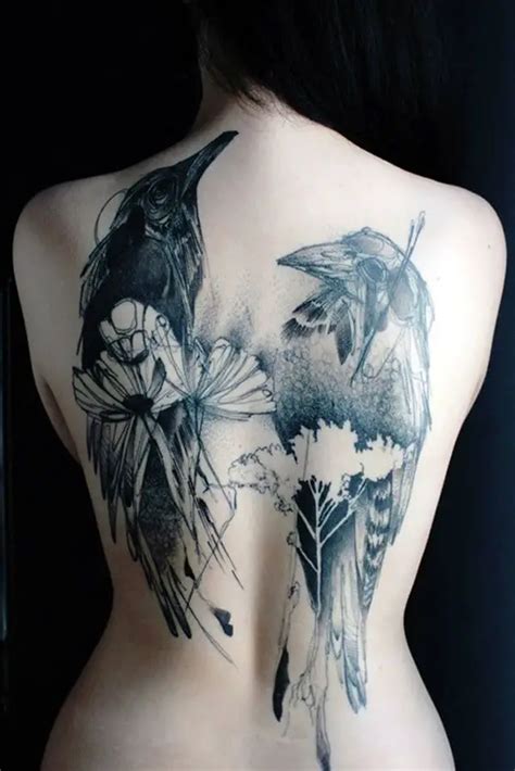 38 Superb Crow and Raven Tattoos