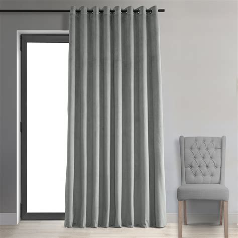 Alcott Hill® Indianapolis Extra Wide Signature Velvet Curtains for ...