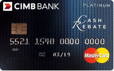 CIMB Cash Rebate Platinum Credit Card by CIMB Bank