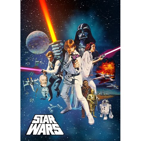 Poster Star Wars 40 Aniversario (60 x 90 cm)