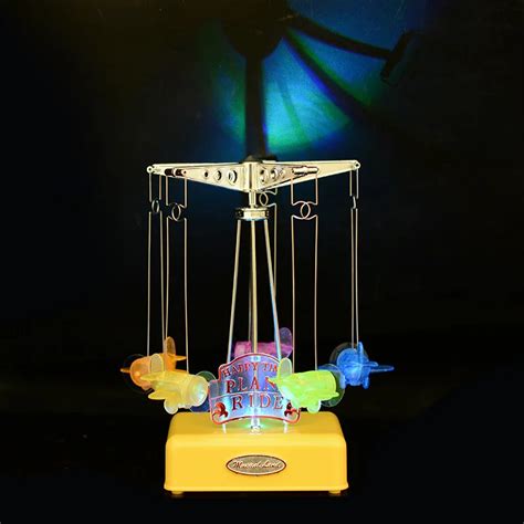 Plastic Carousel Music Box Clockwork Hand Cranked Music Box Carousel ...