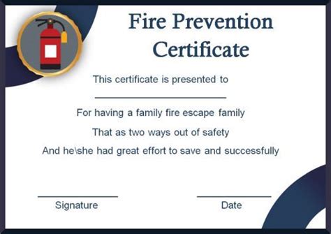 Fire Safety Certificate: 10+ Safety Certificate Templates - Template ...