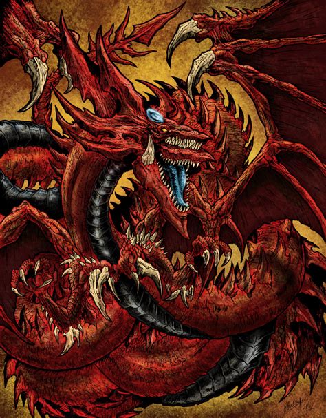 Slifer the Sky Dragon by WretchedSpawn2012 on @DeviantArt | Yugioh monsters, Yugioh dragons, Yugioh