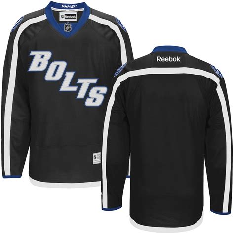 Reebok Tampa Bay Lightning Black Premier Third Jersey