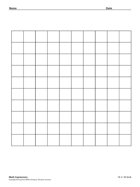 Printable 10X10 Multiplication Grid | Printable Multiplication Flash Cards