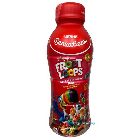 REVIEW: Nestle Sensations Kellogg's Froot Loops Cereal Flavored Milk ...