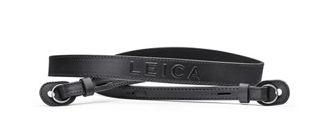 LEICA CARRY STRAP LEATHER M11-P BLACK