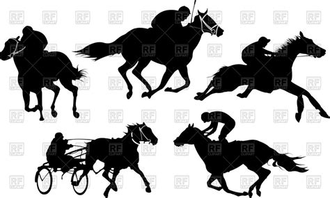 Racing Horse Silhouette at GetDrawings | Free download