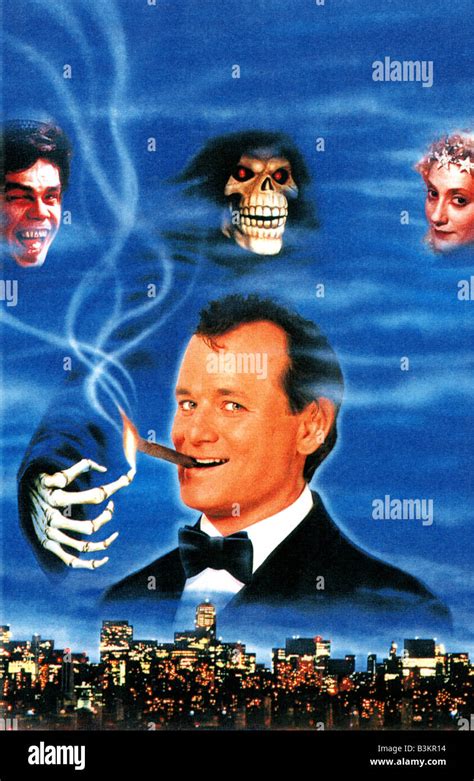 SCROOGED Poster for 1988 Paramount film with Bill Murray Stock Photo ...