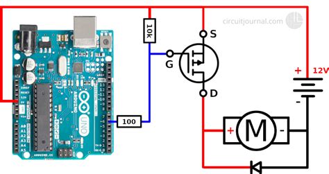 P-Channel MOSFET and Arduino. Switching a 12V Load. - Circuit Journal