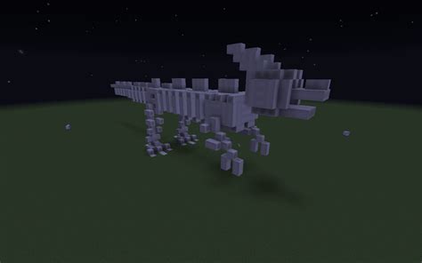 All 8 fossil structures (with some extra cartilage bits) : Minecraft