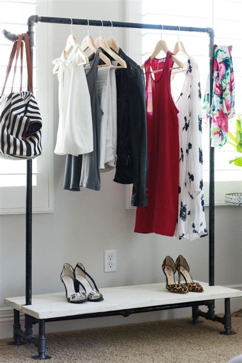 DIY Garment Rack - A Thoughtful Place