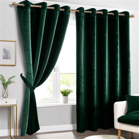 10 Styling Tips for green velvet curtains - worldinfosite