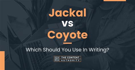 Jackal vs Coyote: Which Should You Use In Writing?