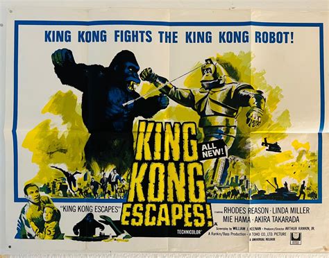 King Kong Escapes Original British Quad Poster - Blue Robin Collectables