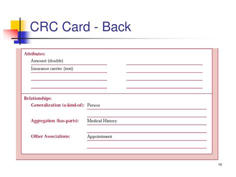 PPT - ZEIT2301 Design of Information Systems Structural Design: CRC Cards PowerPoint ...