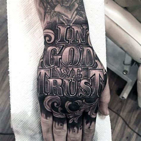 20 Great In God We Trust Tattoo Designs for Men [2023 Guide]