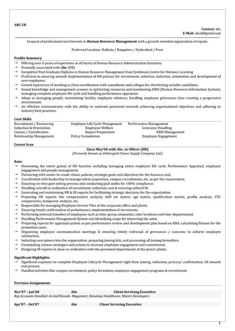 a professional resume template for an experienced mechanical engineer