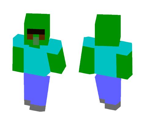 Download 8-BIT Zombie Villager Minecraft Skin for Free. SuperMinecraftSkins