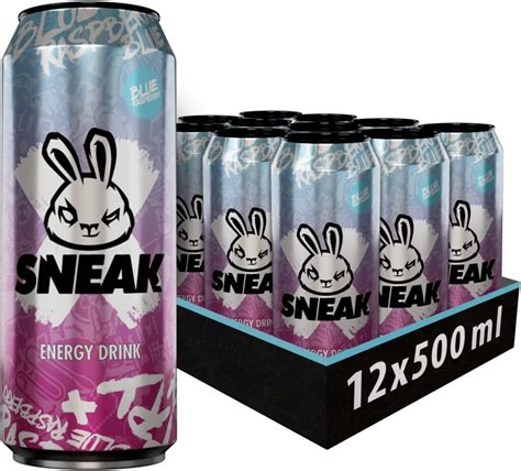 Sneak Energy Blizzard Cool Lemonade 500ml 12 Cans - American Candy N ...