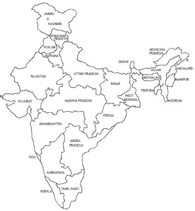 India Map Outline With States – Verjaardag Vrouw 2020