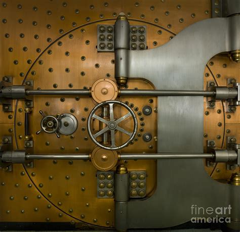 Bank Vault Door Exterior Photograph by Adam Crowley | Fine Art America