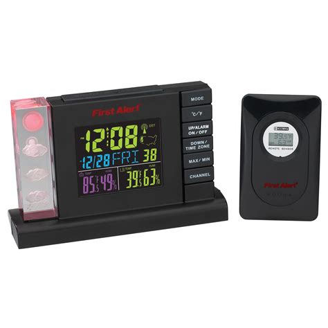 First Alert Radio Control Weather Station Alarm Clock - Walmart.com ...