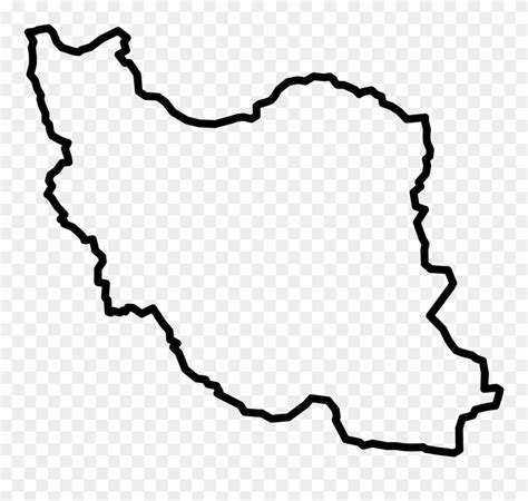 Download Open - Iran Map Vector Png Clipart (#3833086) - PinClipart