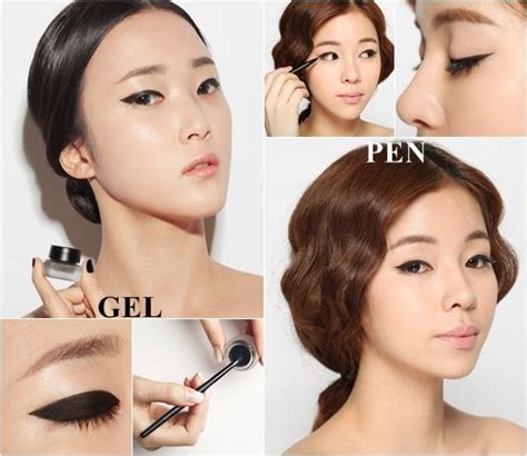 single eyelid just eyeliner look | B e a u t y | Pinterest | Eyeliner, Makeup and Monolid makeup