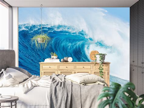 Wall Mural | Blue Wave - Grafix Wall Art