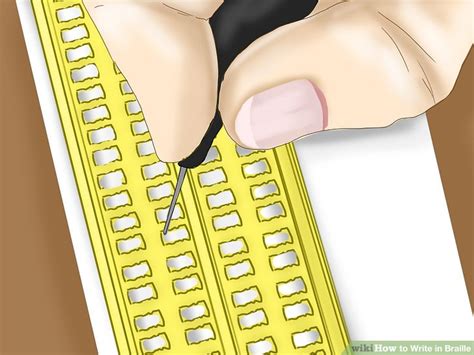 How to Write in Braille: 9 Steps (with Pictures) - wikiHow