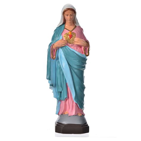 Sacred Heart of Mary statue 20cm, unbreakable material | online sales on HOLYART.com