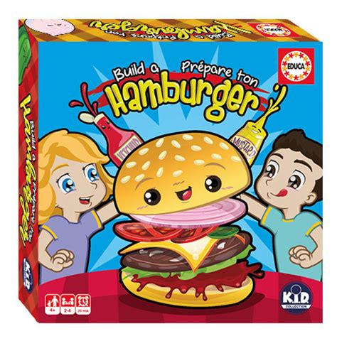 EDJ24 JEU ÉDUCA-PRÉPARE TON HAMBURGER - TOP 10 - JEUX DE SOCIÉTÉ ...