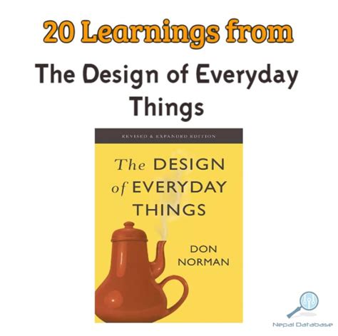 20 Key Takeaways from "The Design of Everyday Things" by Don Norman ...